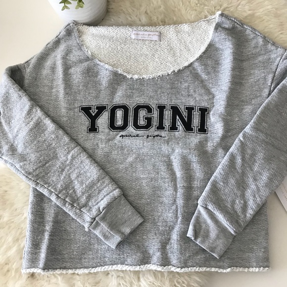 Spiritual Gangster Tops - SPIRITUAL GANGSTER Cropped Ballet Sweatshirt